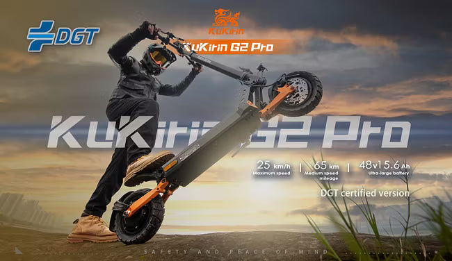 KuKirin G2 Pro VMP, viteza 25 km/h, autonomie 65 km